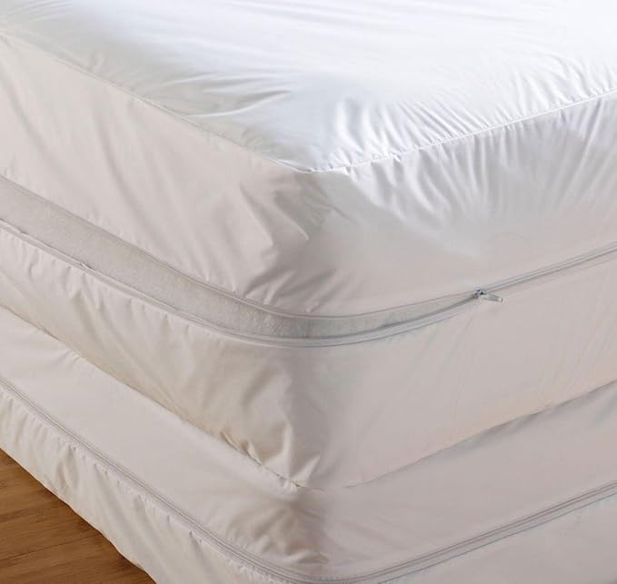 Allersoft 100 Cotton Mattress Cover Queen 12" Home & Kitchen
