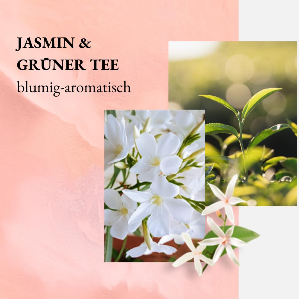 we:care² Duschgel Nachfüllbeutel 500ml Jasmin/Grüner Tee - Nachhaltiger & veganer Duschgel Nachfüllpack ohne Silikone, Parabene & Mikroplastik - Flüssigseife Nachfüller - Refill 3