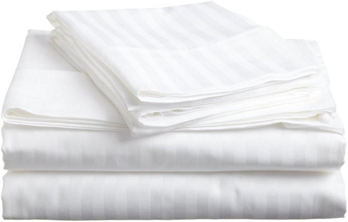American Pillowcase Cotton 540 TC Pillow Cover, Single, White, 2 Pieces