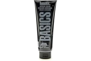 Liquitex BASICS Acrylic Paint, 250ml (8.5-oz) Tube, Mars Black