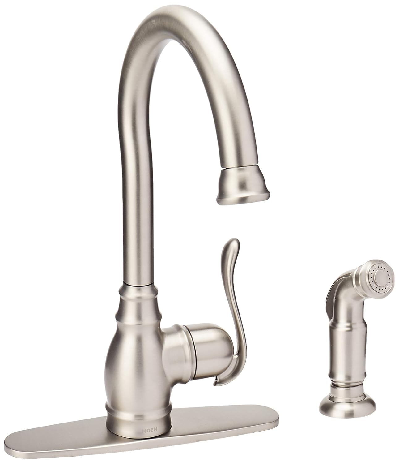Moen 87650srs Kitchen Faucet With Side Spray From The Anabelle