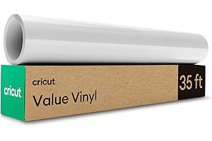 Cricut Value Permanent Vinyl, White (12in X 35ft)