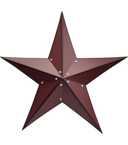 Primitive Country Americana Metal Barn Star Wreath