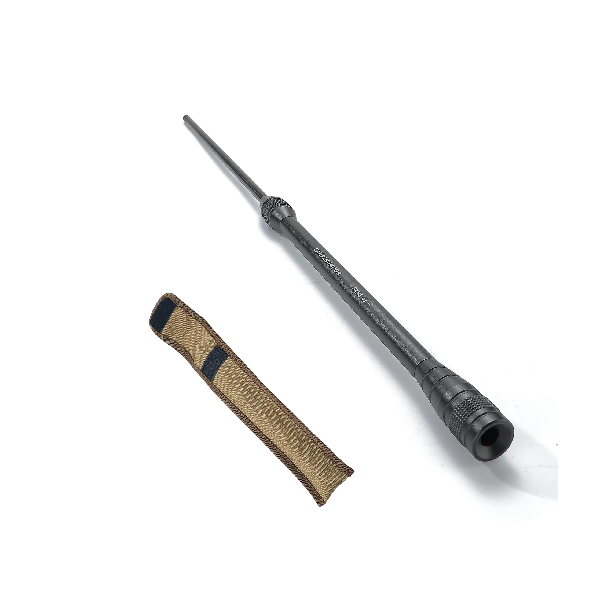 CAMPINGMOON Fire Blowing Collapsible Stick Split Type Compact Fire Starter Black BKMS-43