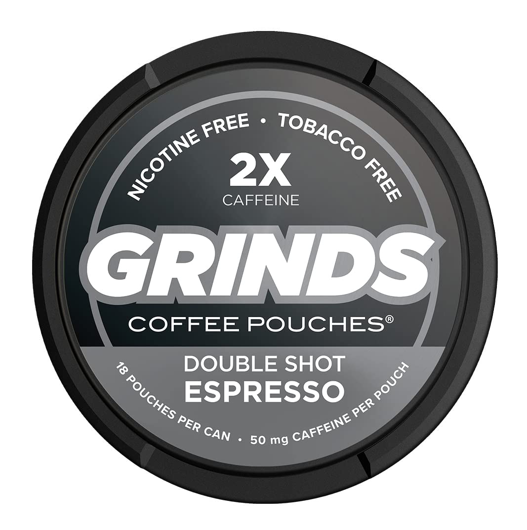 Grinds Coffee Pouches 5 Can Sampler Double Shot Espresso, Irish