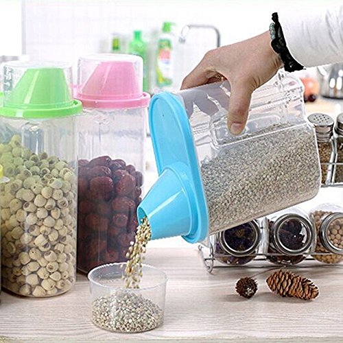 Ligntean Selling Creative New Household Storage Kitchen Food Cereal Grain Bean Rice Container Box