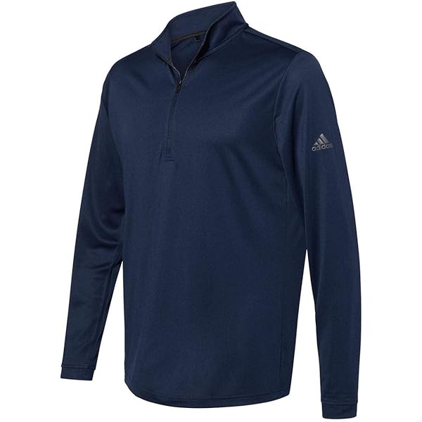 adidas - 3-Stripes Double Knit Quarter-Zip Pullover - A482 - L