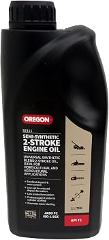 Oregon Semi Synthetic 2 Stroke Engine Oil 1L ISO-L-EGD JASO FC API TC 50:1