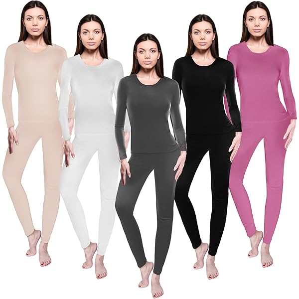 Thermals For Women Women's Waffle Thermal Sets SIMIYA Thermal