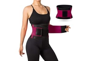 Jueachy Women Waist Trainer Waist Trimmer Sport Girdle Belt Breathable Belly Band Stomach Shaper for Women