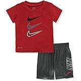 infant nike shorts and top set