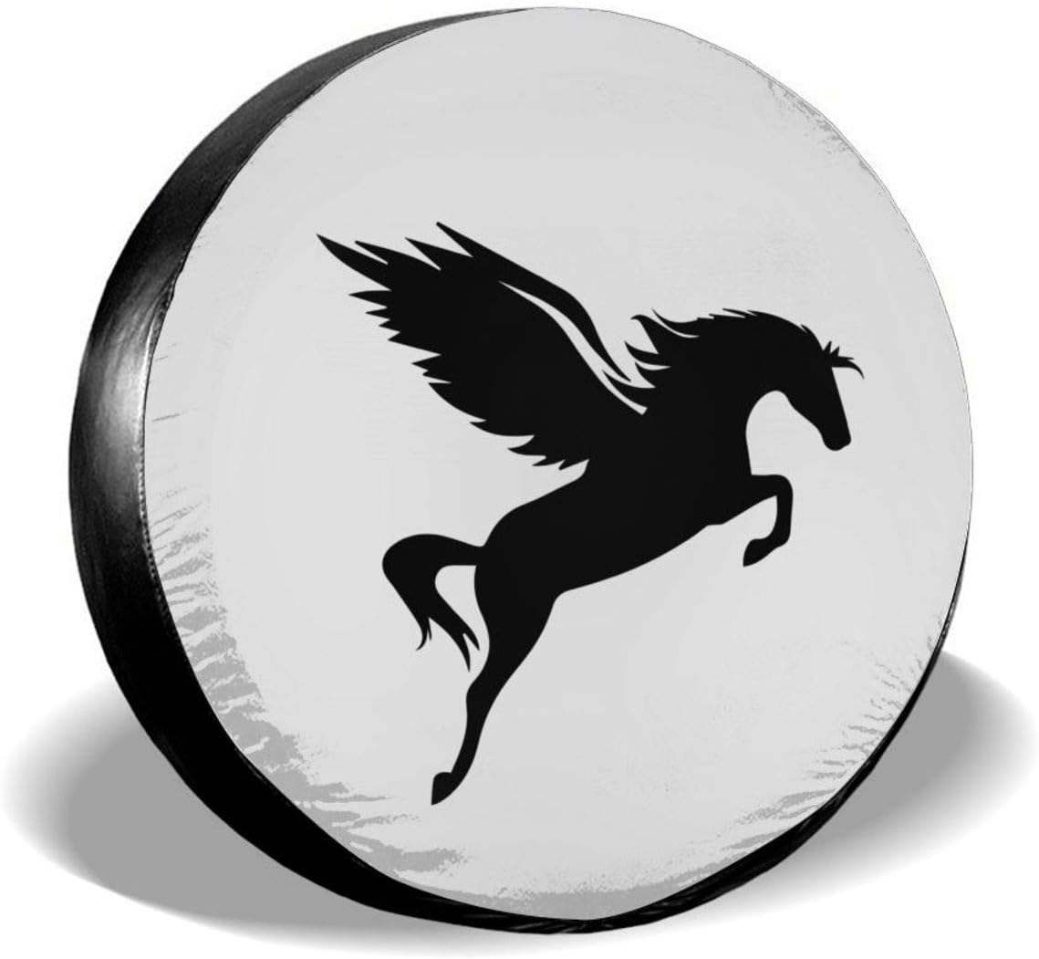 Horse Flying Tire Cover Spare Tire Cover for Trailer Jeep