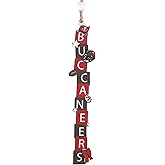 FOCO NFL Tampa Bay Buccaneers Wooden Tile Ornament – Officially Licensed Holiday Decoration