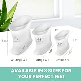 Welnove Upgraded Gel Toe Separators Aloe Vera 12Pcs XL Silicone Bunions Calluses view 2