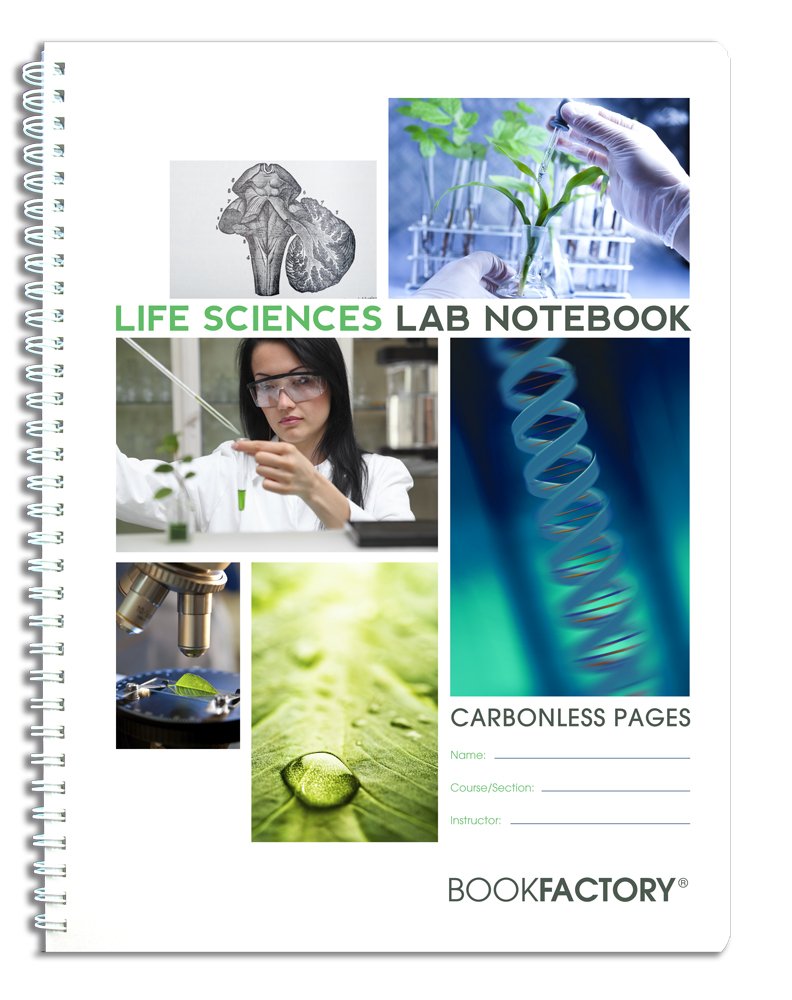 Student BookFactory Student Lab Notebook/Laboratory Notebook Page Size 8 ½” x 11” 8.5 X 11 Wire