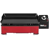 Royal Gourmet PD1202 18-Inch Portable Gas Grill Griddle - Propane Fueled, 9,000 BTU, Table Top for Outdoor Cooking while Picn