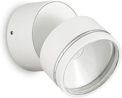 Ideal Lux OMEGA ROUND AP1 BIANCO - 172538: Amazon.it ...