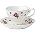 Tazza Da Tè Royal Albert Polka Blu Con Piattino - Porcellana Fine, Bordo Oro 22kt - Foto 2