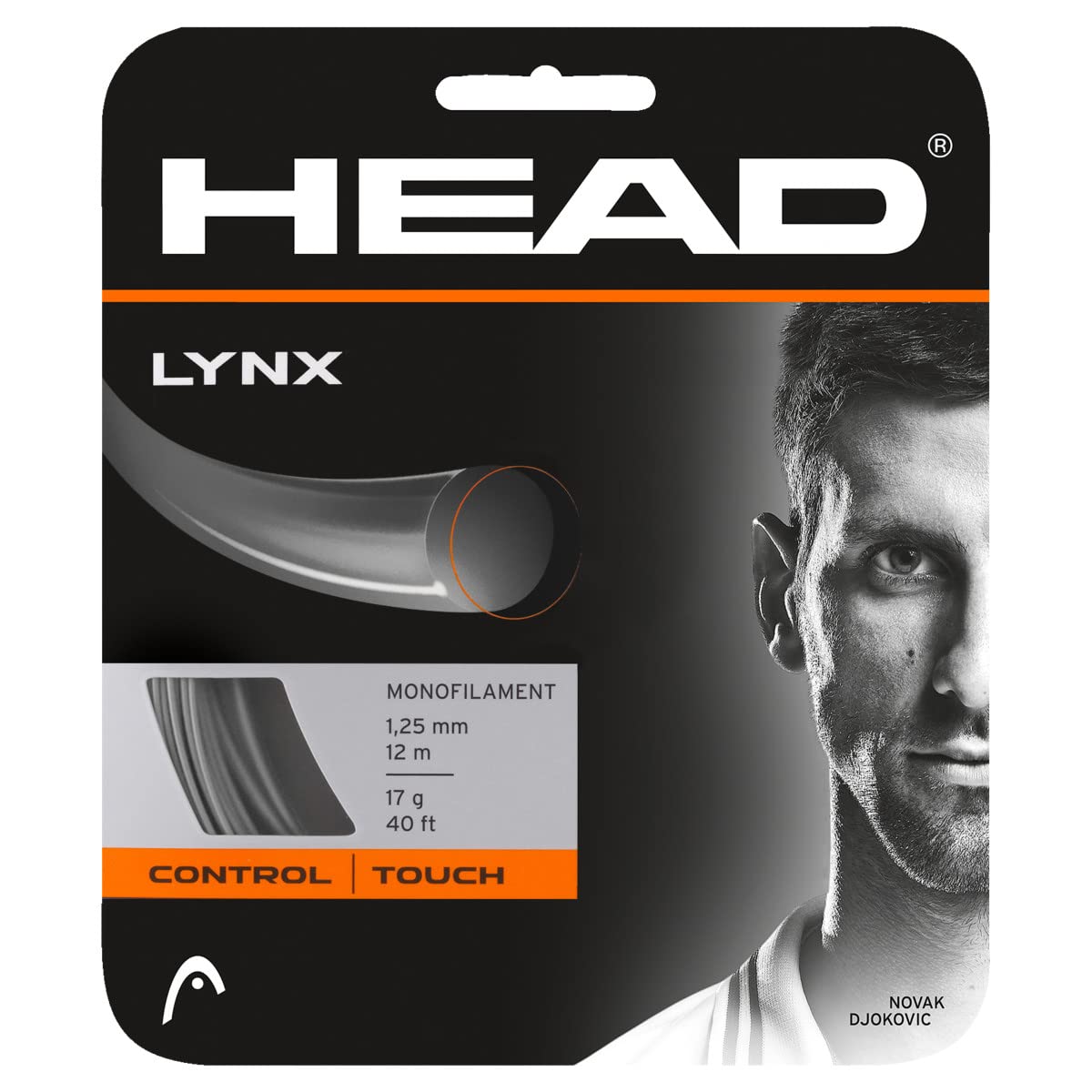 HEAD Lynx Racket String Anthracite, Size 17