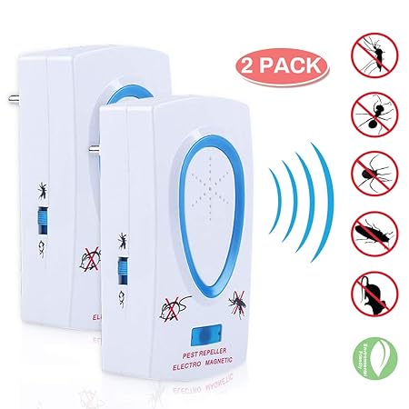 Ultraschall Schädlingsbekämpfer,Pest Repeller,Mückenschutz,Rattenabwehr Mäuseabwehr Schädlingsfallen Vertreiber gegen Indoor 