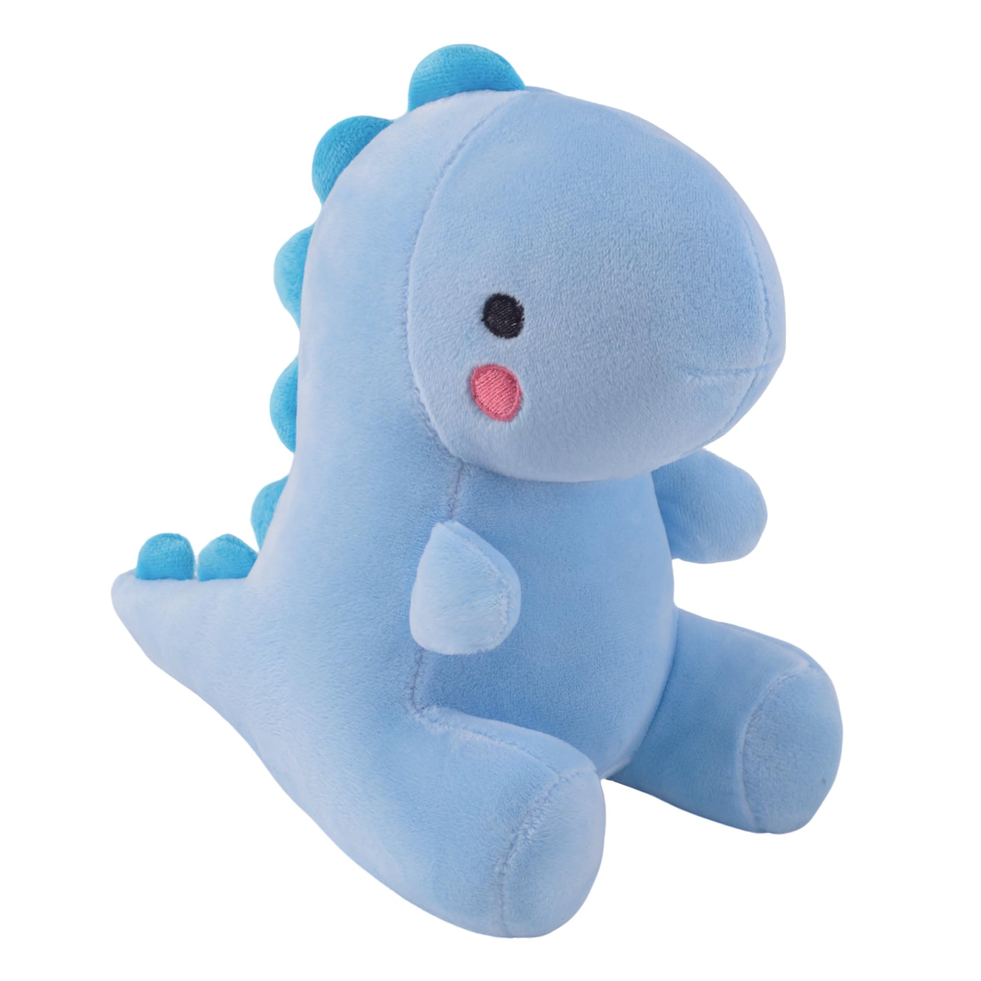 Photo 1 of Alwoligag Plush Dinosaur Stuffed Animal, Cute Toys Anime Dinosaur Soft Throw Pillow Gift for Children Boys Girls Blue 14 inch