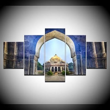 Rkmaster Canvas Painting Isa Khan Tomb Temple Delhi India Delhi 5