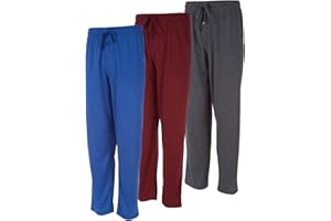 DARESAY Mens Lounge Pants With Pockets - Mens Pajama Pants - Lounge Pants Men, Up to 3XL Pack Of 3