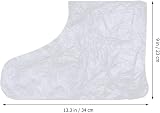 EXCEART 200ct Paraffin Bath Liners Clear Plastic Disposable Foot Covers for view 3