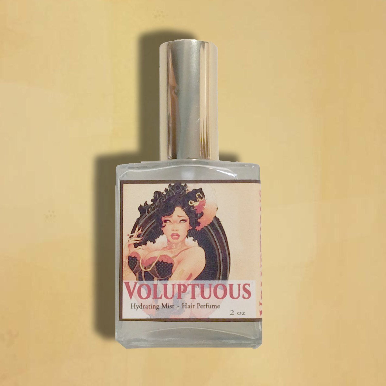 Voluptuous Hair Perfume - Sexy Vanilla, Vanilla, Sandalwood & Musk - Hydrating Hair Mist, Argan Hair Milk or Argan Hair Gloss - with Silk Protein and Vitamin B - 2 oz Spray