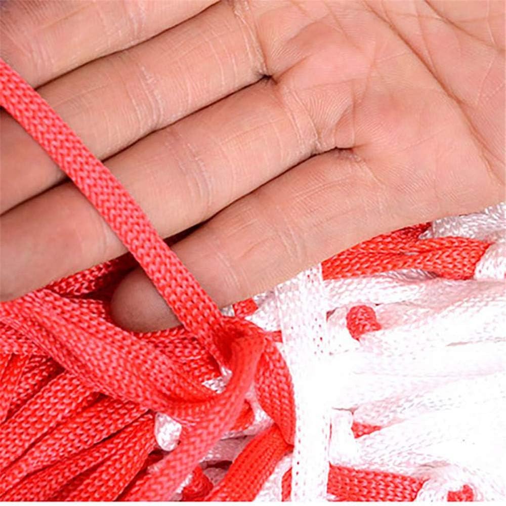 Wendy Mall White Red Basketball Storage Bag Football Soccer Sports Ball Mesh Net Nylon Bag Large Size Ball Carry Bag: Sports & Outdoors