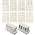 Derurizy Ceramic Brick Replacement for Barbeques Galore Grand Turbo, Grand Hall and Members Mark, Ceramic Briquettes Heat Plate Flame Tamer, 7 1/16" x 4 3/4", 8 Pack