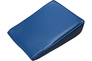 Custom Comfort Medtek - Phlebotomy Arm Wedge for Comfortable Blood Draws - Phlebotomist Accessories & Supplies - Dark Blue Medical Grade Vinyl with High-Density Foam - 10” L x 7” W x 3” H