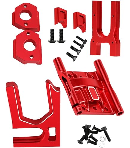GPM Racing Aluminum Center Diff & Motor Mount Set – Fits ARRMA 1/8 & 1/7 Models (Kraton, Outcast, Infraction & More)