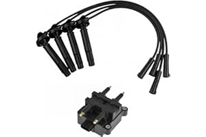 AM AUTOPARTS Ignition Coil Kit 2 Piece Compatible with 1999-2004 Subaru Forester 1999-2004 Impreza 1999-2004 Legacy 2000-2004 Outback 2003-2006 Baja