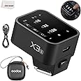 Godox X3S X3 S X3-S Trigger, Godox Flash Trigger, Touch Screen TTL Wireless Flash Trigger, with TCM Conversion, Built-in 3.7V 850mAh Li-Ion Battery, Approx 7 Days Standby for Sony Cameras (X3-S)