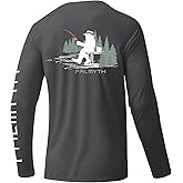 Palmyth Fishing Shirts for Men Long Sleeve UPF 50+ T Shirt Sun Protection Tee