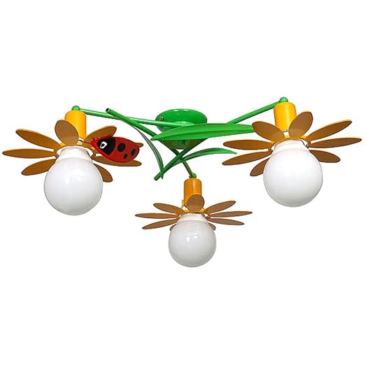 title=LAMPADA LAMPADARIO CAMERETTA BAMBINI COCCINELLA 3 4521