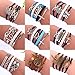 ThyWay 16 Pieces Western Style Hot Handmade Vintage Leather Rope Wrap Bangle Bracelets - Infinity Love Best Friend (Infinity Love)
