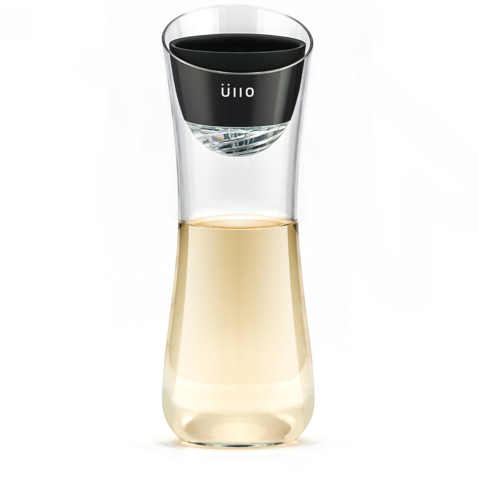 Ullo Wine Purifier with Hand Blown Carafe and 6 Selective Sulfite