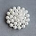 Your Perfect Gifts 10 pcs Assorted Rhinestone Buttons Brooch Embellishment Set Pearl Crystal Wedding Brooch Bouquet BT165