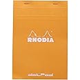 Rhodia Notepad, No16 A5, Dot - Orange, 6" x 8 1/4" (16558C)