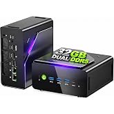 GMKtec K15 AI Mini PC Oculink Intel Ultra 5 125U 32GB DDR5 512GB SSD | Desktop Computer AI Boost, 3X M.2 2280 Storage Expansion, Dual NIC 2.5GbE, HDMI 2.1, USB4 Quad 8K Display