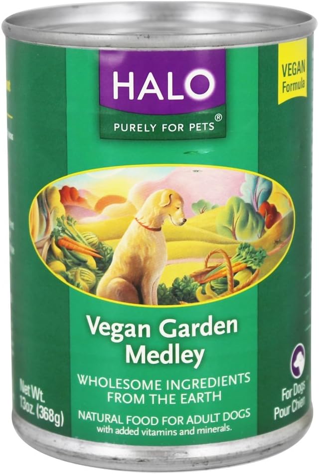halo vegan canned dog food