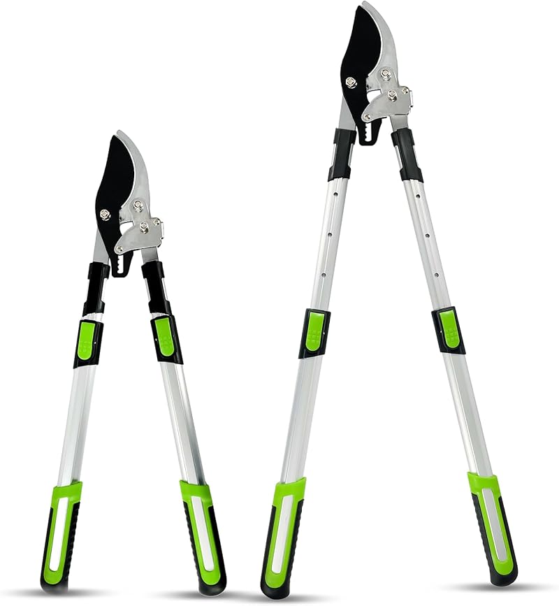 Crystals Telescopic Bypass Lopper 28-35 Inch Heavy Duty Sharprazor C50