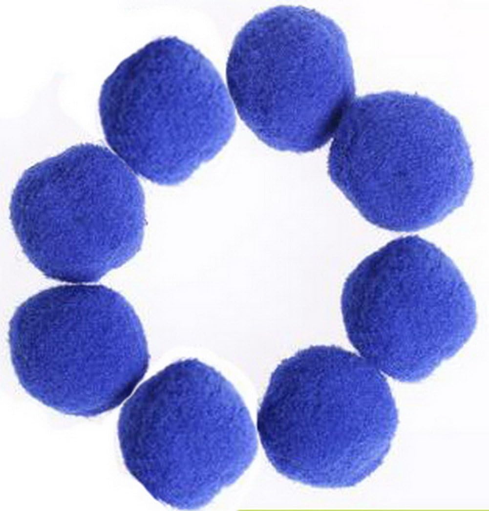 PET SHOW 20pcs/lot 1.5"/3.8cm Cat Toy Balls Soft Kitten Pompon Toys Indoor Cats Interactive Playing Quiet Ball Cats Favorite Toy Assorted 10 Colors : Kitchen & Dining