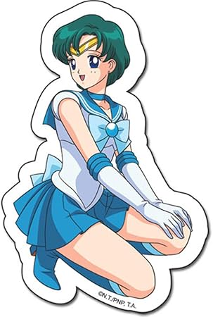 Amazon 美少女戦士セーラームーン セーラーマーキュリー ステッカー シール 水野亜美 アニメ 萌えグッズ 通販