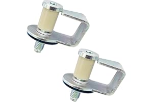 AUCELI 2PCS Car Door Striker Bolts, Automotive Door Latch Lock Striker Bolts with Bushing, OEM# E9AZ5422008A 38448 Replacement, Compatible with Mustang F Series Trucks E Series Vans