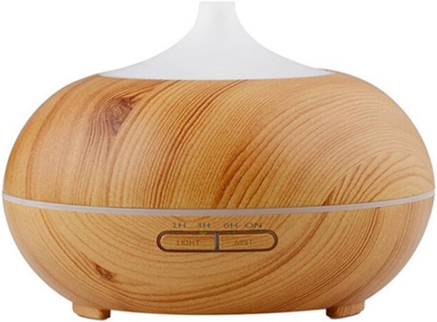 GCGoriH Essential Oil Diffuser,400ml Diffusers for Essential Oils Cool Mist Ultrasonic Humidifier with Timer, Auto Shut Off and Led Color Lights for Office Home Bedroom Living Room Study Yoga Spa