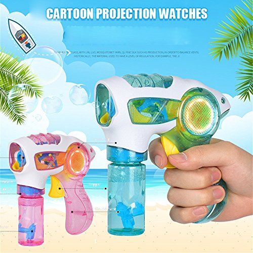 image for Starpromise Flashing Lights Children's Bubble Summer Swimming Machine 