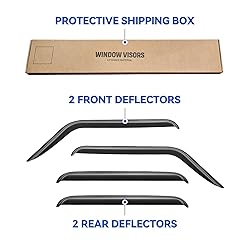 Window Visors Rain Guards for 2018-2025 Jeep